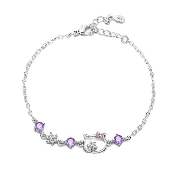 BLUSHED BEAUTY | HELLO KITTY LAUNCH! | lavender hello kitty bracelet - Picture 1 of 1